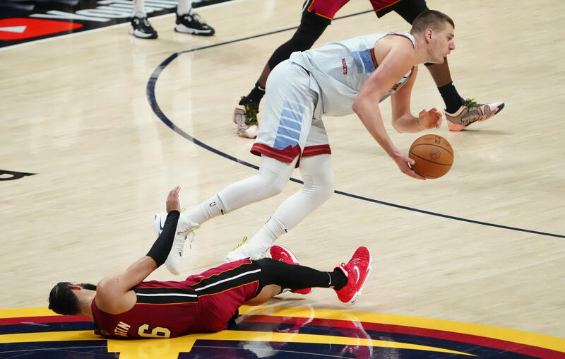 Reuters's tweet image. BREAKING: Denver Nuggets beat Miami Heat to win their first NBA title