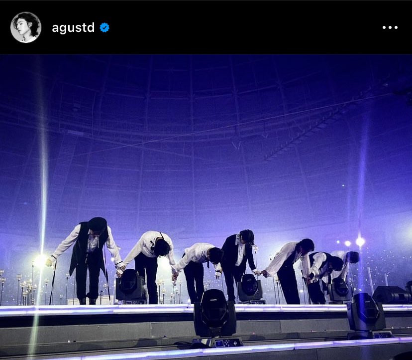 btschartsxdaily's tweet photo. Suga via Instagram 

TAKE TWO 💜
Everyone thank you and love you!

https://t.co/TKbnc3HxAd https://t.co/phr7kLvhnG