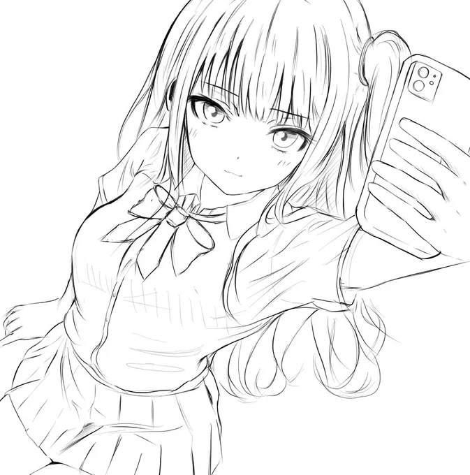 これで行きたいですね!
茜ちゃんと葵ちゃんが小樽潮風高校に来てくれたイメージ!
隣に葵ちゃん置いて2人で自撮りにしたい!

俯瞰頭バグりますね🥶 