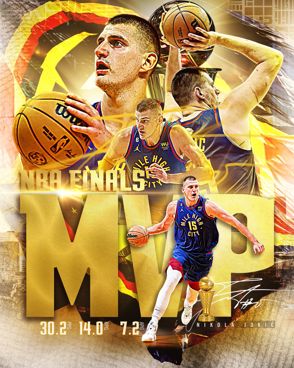 NIKOLA JOKIĆ IS AN NBA CHAMPION AND YOUR FINALS MVP.