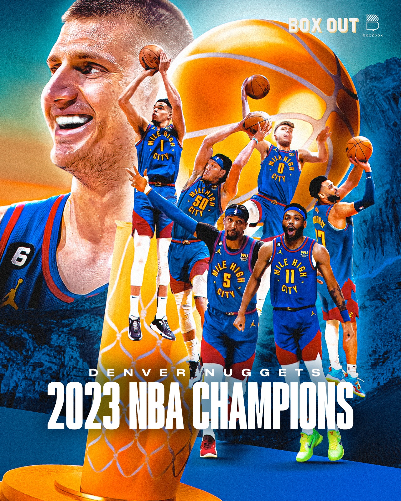 NBA on X: The @nuggets are the 2022-23 NBA Champions!   / X