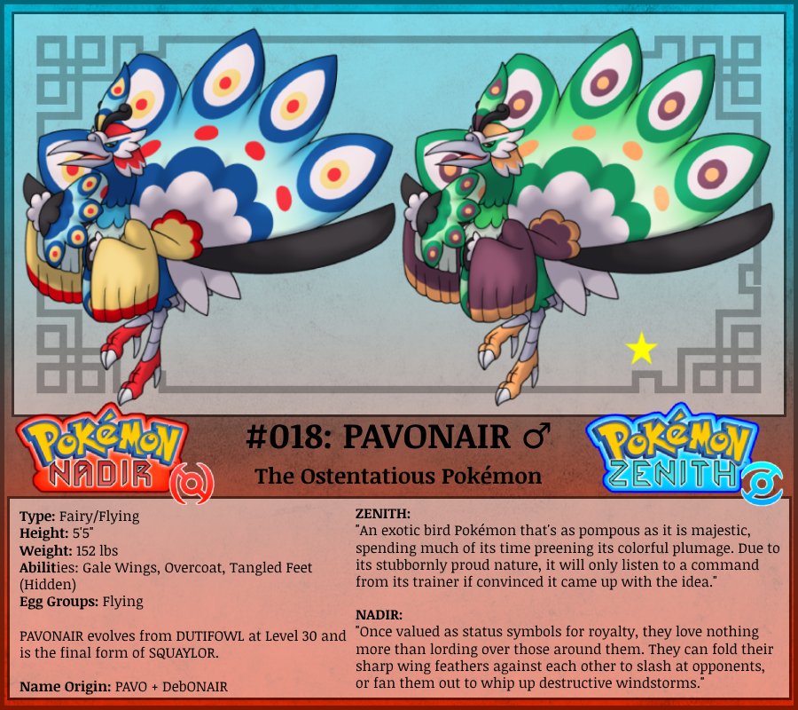 silver_skarmory's tweet photo. The route-one Flying-type is also the first fakemon of Sundo to Mega-Evolve! I wanted to post this last Friday but I was too busy then, so I had to push it back to today. Oh well.
Part of my #fakemon dex for my fanmade #Pokemon generation, the Sundo Region!
#FakeMonday https://t.co/ROo5maEVgN