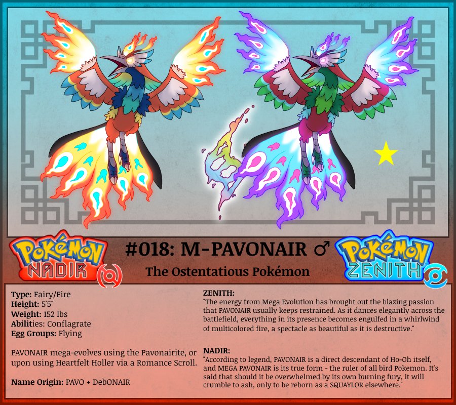 silver_skarmory's tweet photo. The route-one Flying-type is also the first fakemon of Sundo to Mega-Evolve! I wanted to post this last Friday but I was too busy then, so I had to push it back to today. Oh well.
Part of my #fakemon dex for my fanmade #Pokemon generation, the Sundo Region!
#FakeMonday https://t.co/ROo5maEVgN