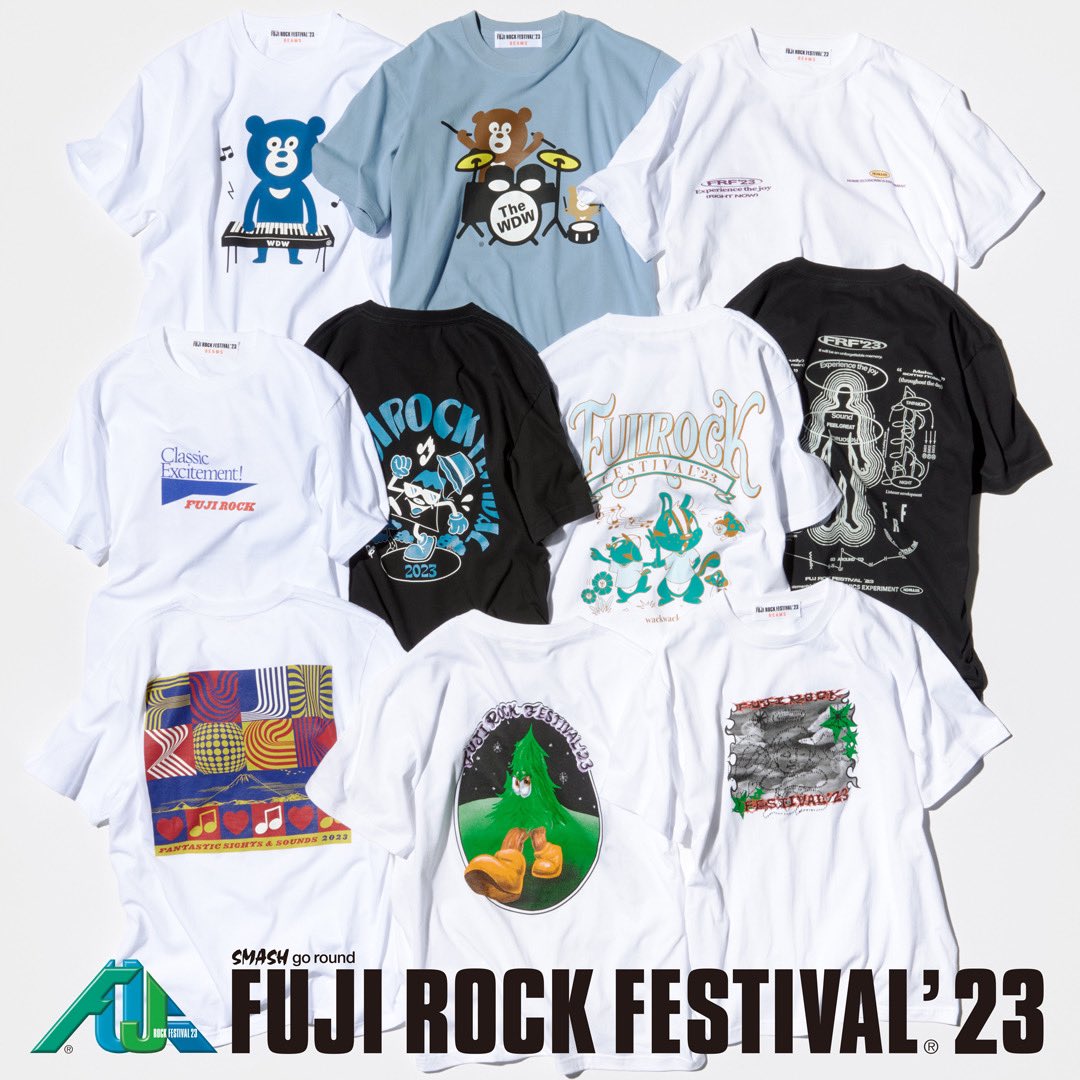FUJI × ROCK フジロック ビームス コラボTEEが FESTIVAL