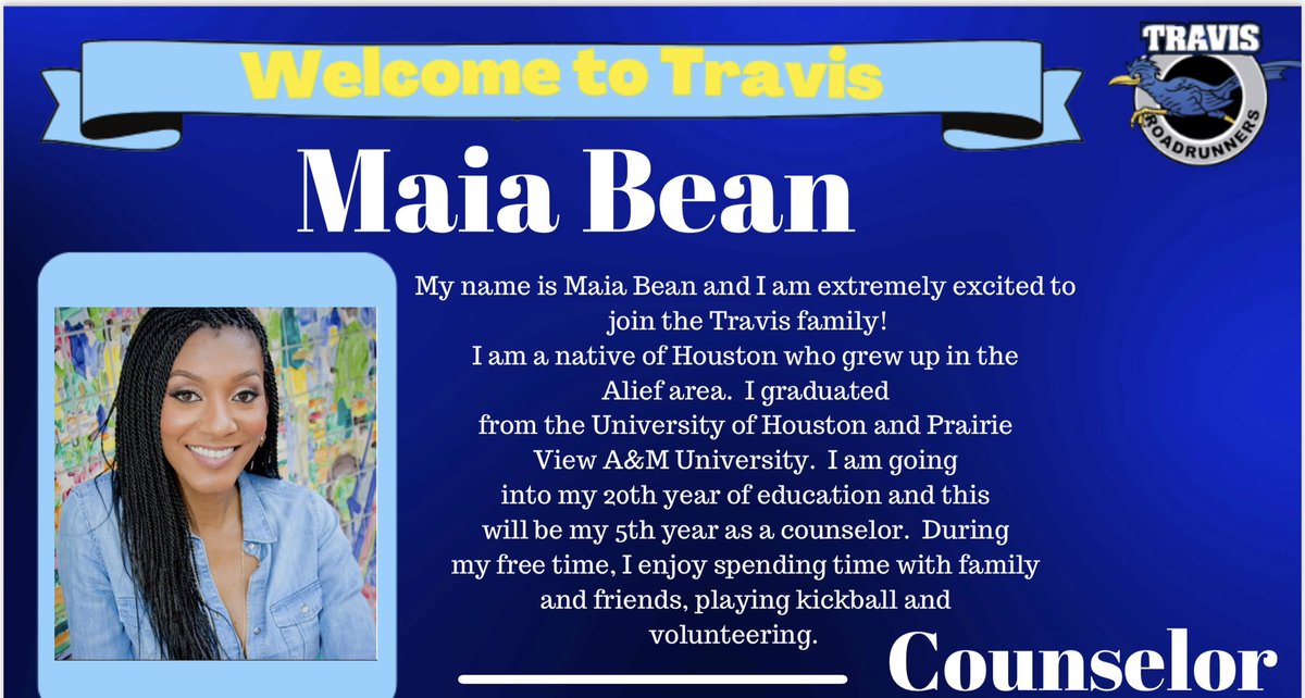 Welcome to the Travis Family Ms. Bean❤️ we are so excited 🎉🎊@CounselorBean @TinaKhade