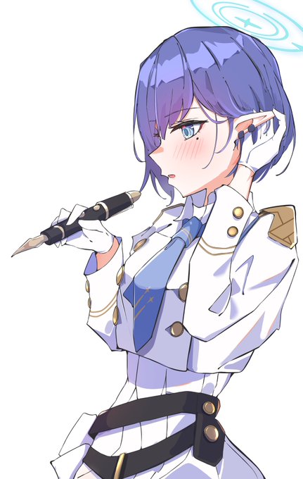 横からアオイさん #ブルアカ