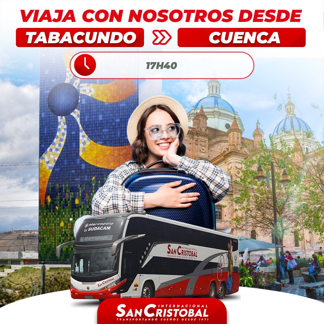 sancristobalec's tweet photo. Desde hoy ya puedes viajar desde nuestra nueva sucursal en TABACUNDO
📷La Y de Tabacundo
📷099 191 5944 https://t.co/YeJ7Q0cVsO