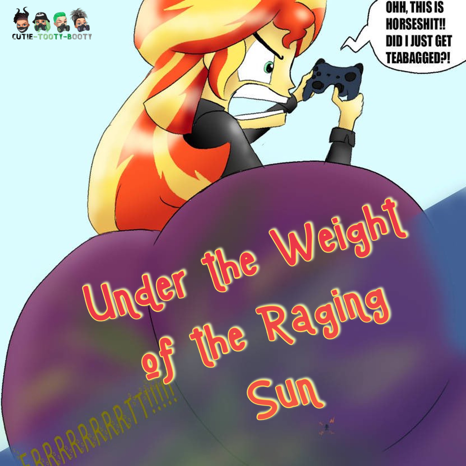 cutie-tooty-booty {NSFW} CLOSED (7  6) (19  17) on X: Under the Weight  of the Raging Sun Sunset Shimmer is ready to kick some asses and snack the  afternoon away! Commissioned