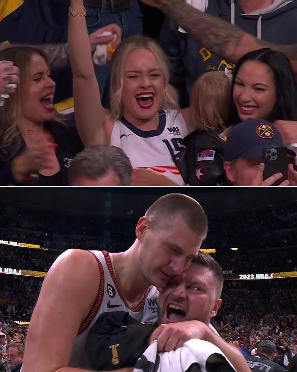 This Jokic moment with his family 🥹