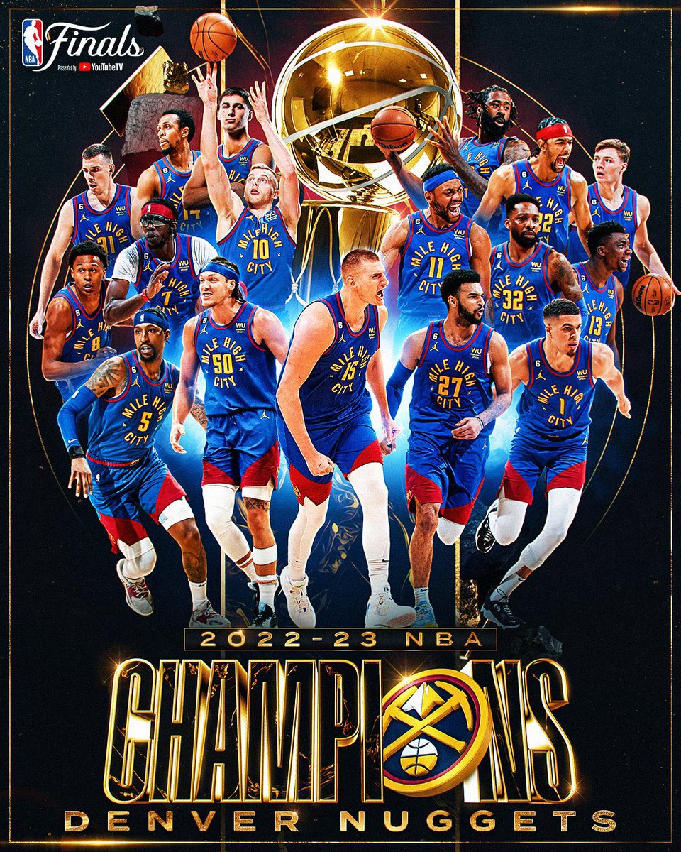 #Denver, the home of #Champions!! Congratulations @nuggets from your neighbors, @DenverBarbos 🏆🏆