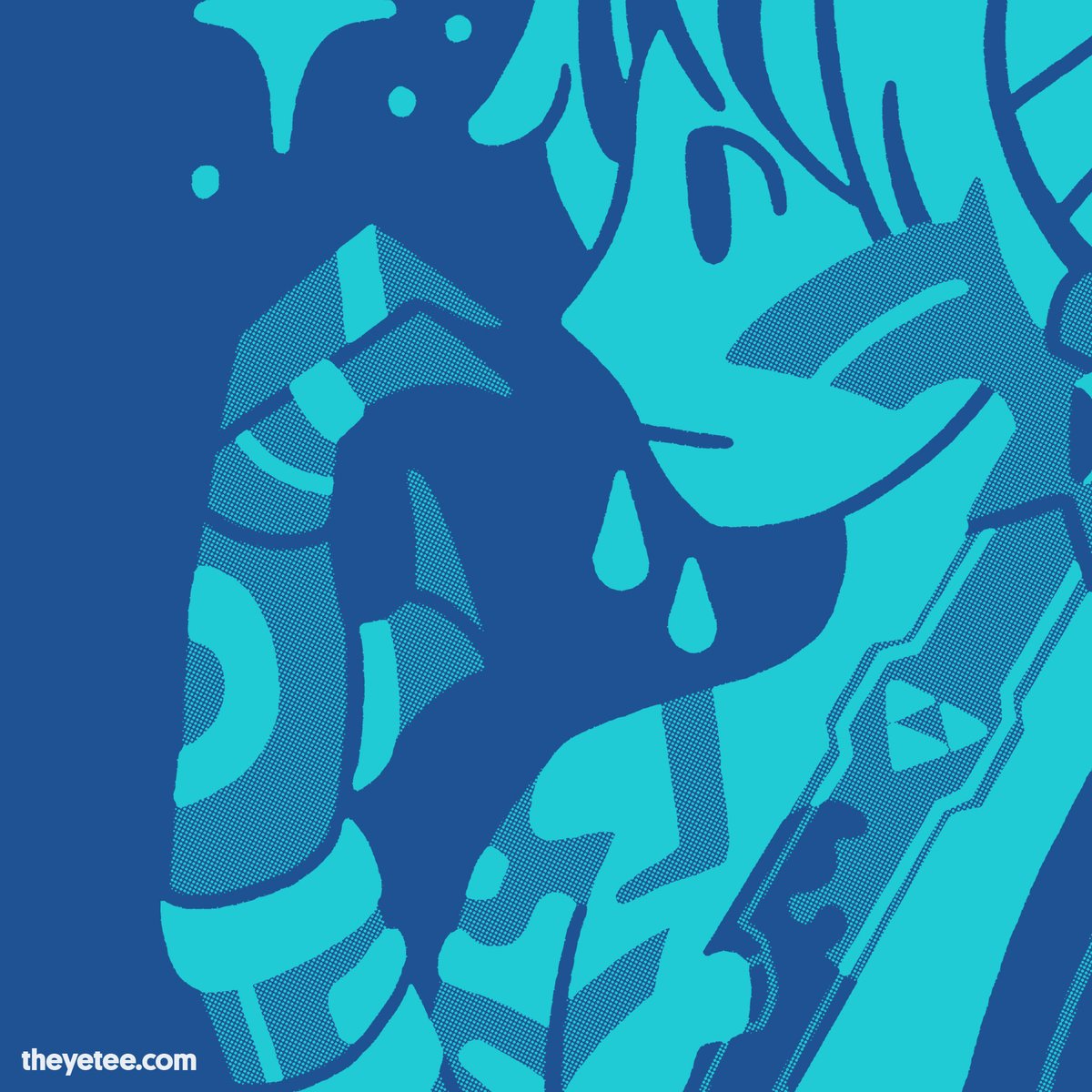 「Feeling blue… #sneakpeek #dailytees 」|The Yetee 🌈のイラスト