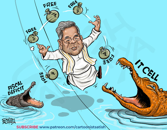 Fiscal juggling! #Karnataka