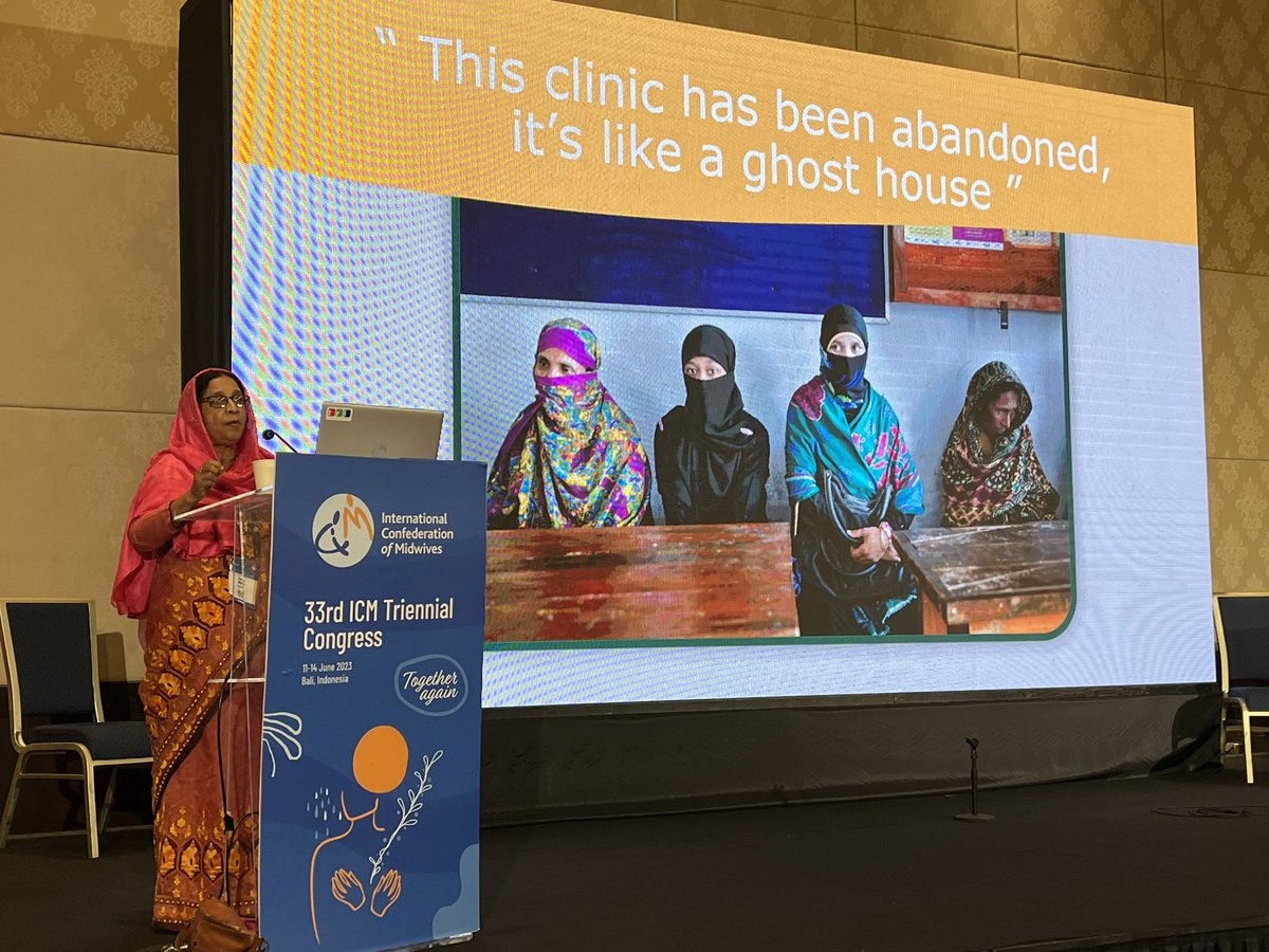 KarolineLinde's tweet photo. What a session so far for #MidwivesInBali at #ICM2023 amazing innovations and results from the #50KHappyBirthdays, #SimBegin, #Mobimentors #ENCNow projects @UNFPA @FekaduMazengia @TanzaniaMidwiv1 @LaerdalGH @LaerdalMedical https://t.co/ZFKodQM4GQ