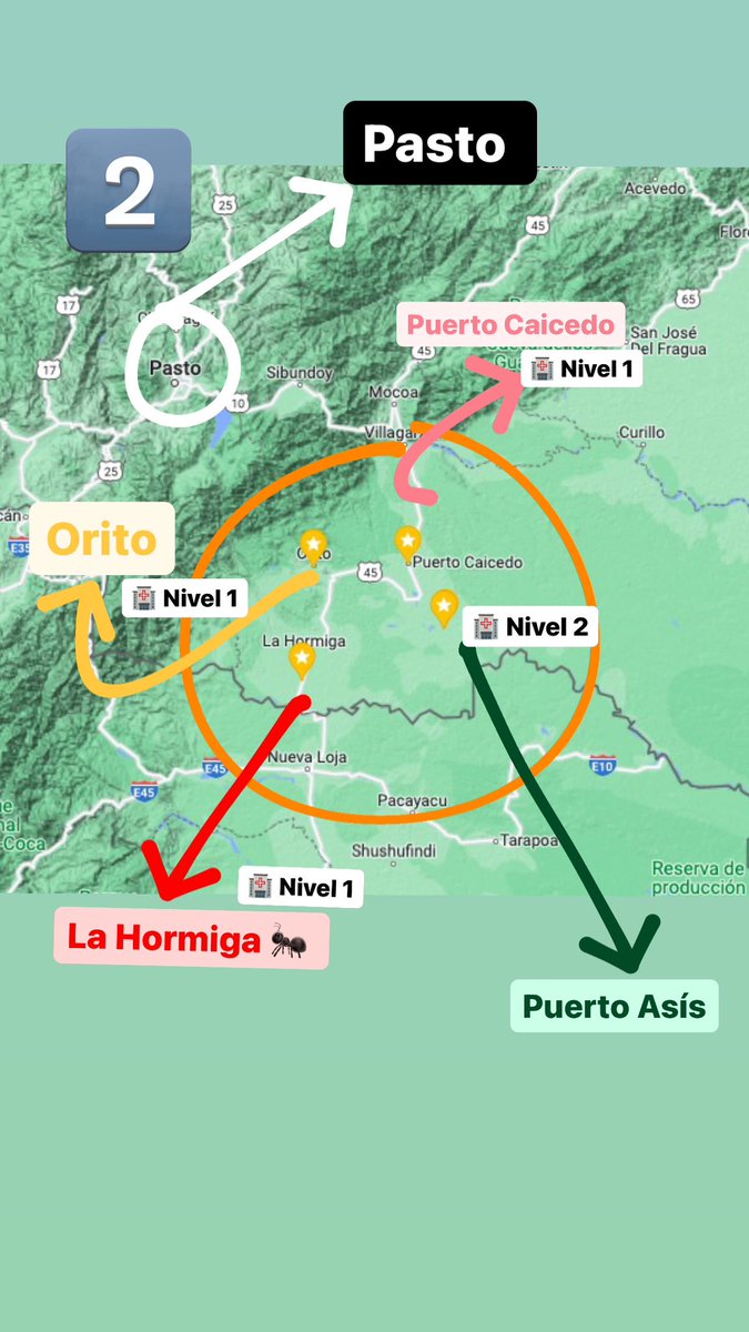 Redes ACV por 🇨🇴
- Putumayo

🌟 un grupo de emergenciolog@s lideran creación de Red ACV 
✅ apoyados  en <a href="/HACPutumayo/">Hospital de Alta Complejidad del Putumayo</a> han integrado 4 ciudades, 3 con centros de 1er nivel de atención (sin TC)

🏥 🚑 Orito, La Hormiga, Pto Caicedo, Pto Asís 

Tratar el ACV es trabajo de todos!