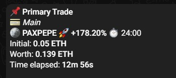 presidentpush's tweet photo. My private alpha printing when people saying meme coin volume is low!?
$PAXPEPE 10x ATH
Call by our caller @GuruuGaming
#presidentalpha #president #alpha https://t.co/TFUzp1HxyD