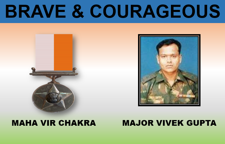13 Jun 1999  

#OperationVijay   

Major Vivek Gupta engaged the enemy in a fierce hand to hand combat and killed enemy soldiers. Displayed gallantry and inspiring leadership in the face of the enemy. Posthumously awarded #MahaVirChakra
#IndianArmy 
@TinyDhillon @jkd18