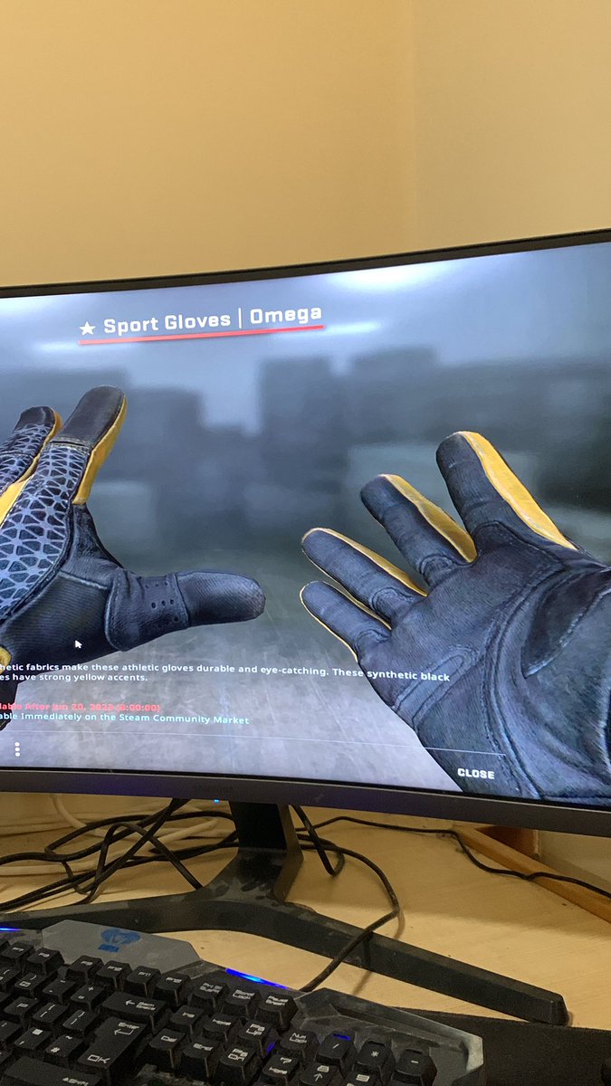 Just unboxed gloves worth £747