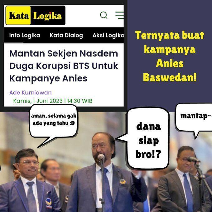 Ohh dsini dananya berasal..