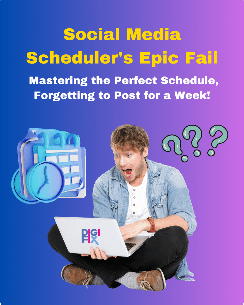digifixaus's tweet photo. Mastering the Perfect Schedule, Forgetting to Post for a Week! 😀
#EpicFail #SocialMediaSchedulerProblems #ForgotToPost #WhereDidTheWeekGo #ScheduleGoneWrong #OopsDidItAgain #SocialMediaMishap #TimingIsEverything #PostFail #ScheduleBlunder #DigitalMarketingMemes https://t.co/x5lIVxI6lw
