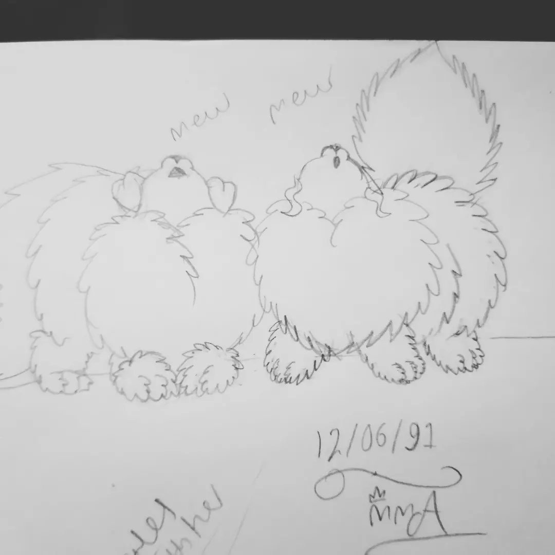 LordJeromiah's tweet photo. 2 cute fluffs howl mewing for attention very cute #furryart #furries #furry #fluffypet #fluffypets #art #artwork #sketch #drawings #fluff #fluffy https://t.co/YLbtOIoM7y