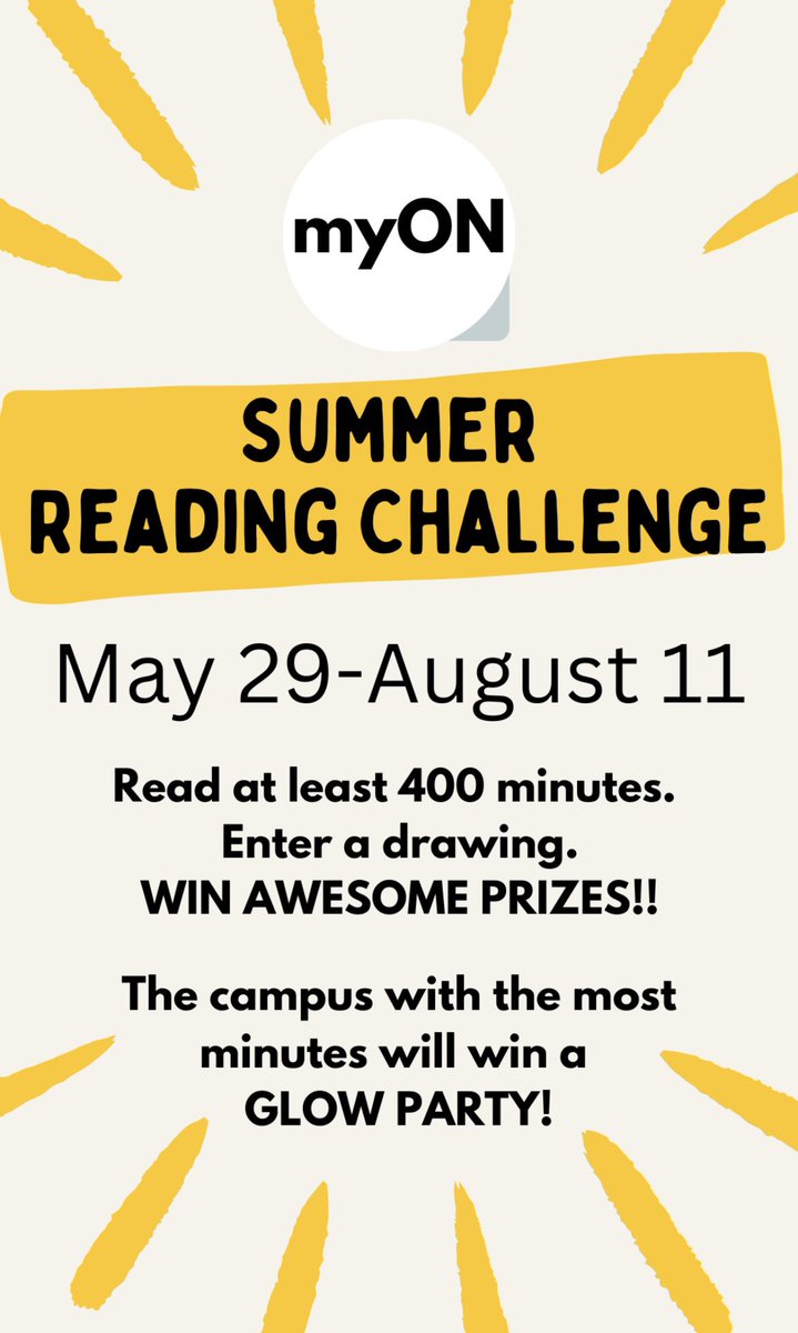 Leopards, please join the myOn reading challenge and make sure you are reading during the summer break! <a href="/ameliacortes23/">Amelia Cortes</a> <a href="/dbenavidez2/">Dorene Benavidez, PhD</a> <a href="/FWISDLibrary/">FWISD Libraries</a> @victorsanchapa