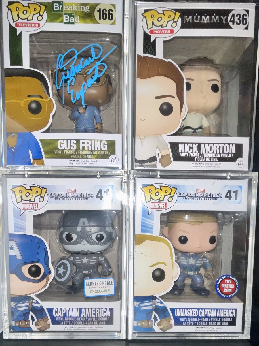 Update on the Cap situation…. 
Common #41 - ✅
Unmasked #41 - ✅
Black & White #41 - ✅
Hot Topic Glow #41 - Still on the hunt!

#Funko #FunkoPOP #FunkoPOPVinyl #FunkoFamily #FunkoSoda #FunkoSoda #FunkoSodaChase #youtooz #FunkoBros