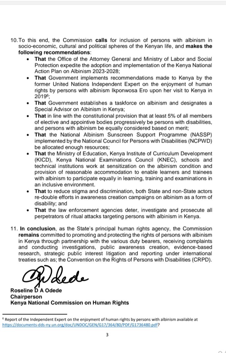 KNCHR on X: This year's theme is #InclusionIsStrength & builds on from  last years', ensuring the inclusion of the voices of persons with #albinism  in all spheres of life. It emphasizes the