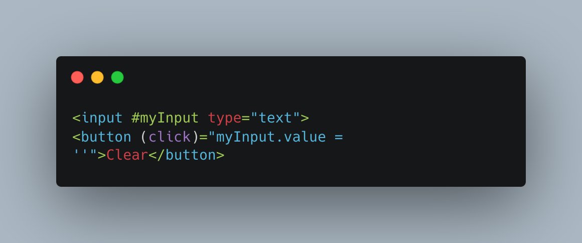 devjainik's tweet image. ๐ Angular Tip (Day 25 of 100) ๐
๐ Use Angular Template Reference Variables
Template Reference Variables in Angular allow you to get a reference to an element or component in your template and interact with it programmatically.
#angular #100daysofangular