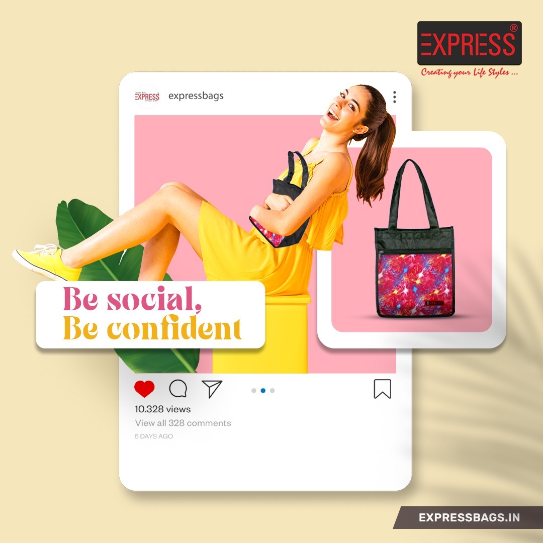 Empowering Social Confidence through Style.😎
.
.
Check out our collection at: expressbags.in
Shop Now!
.
.
#BeSocialBeConfident #ExpressBags #StyleEmpowerment #Fashion #Confidence #BagLove #AffordableLuxury #StyleStatement #TrendyBags
