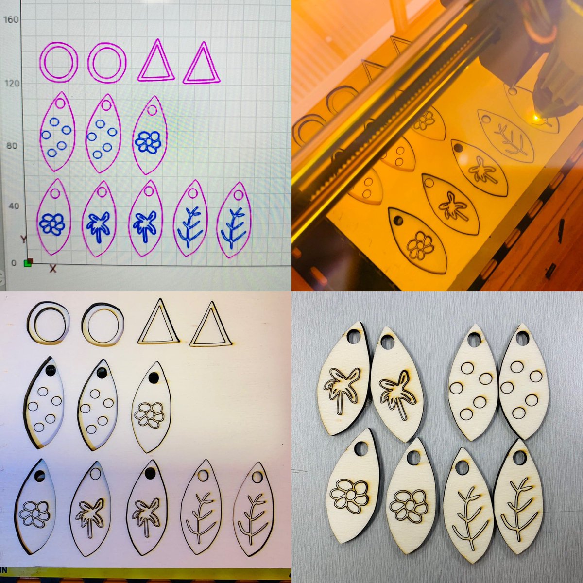 i_heart_science's tweet photo. Very cool laser cut jewellery in Year 9 STEAM #Jewellery #Earrings #Necklace #Plants #Trees #LaserCutting #Laser #Emblaser2 #Wood #STEAM #Science #Technology #Engineering #Art #Maths #Innovation #Design #Creativity #Recycle #Reuse #Repurpose #Ideas #Planning #Constructing https://t.co/WR3xUbqtw3