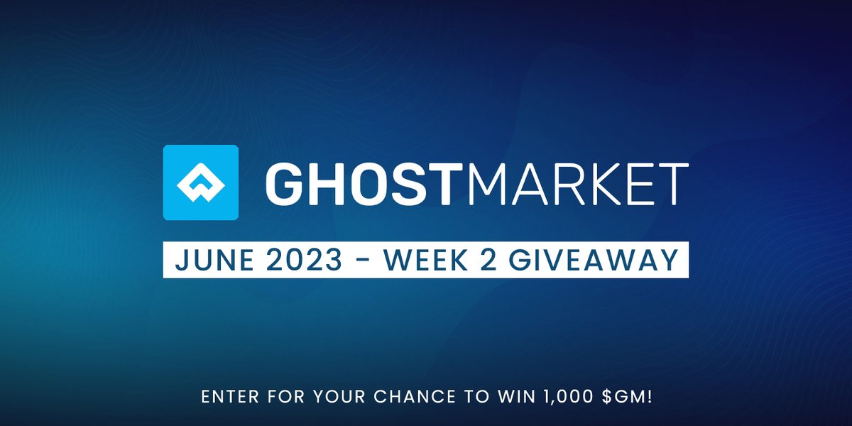Follow us on Instagram this week and you could win 1,000 $GM! 

Learn more about this week's giveaway and enter here: gmio.info/weeklygiveaway

Good luck! 👻

#GhostMarket #GM #WeeklyGiveaway #LinkedIn #NFTMarketplace