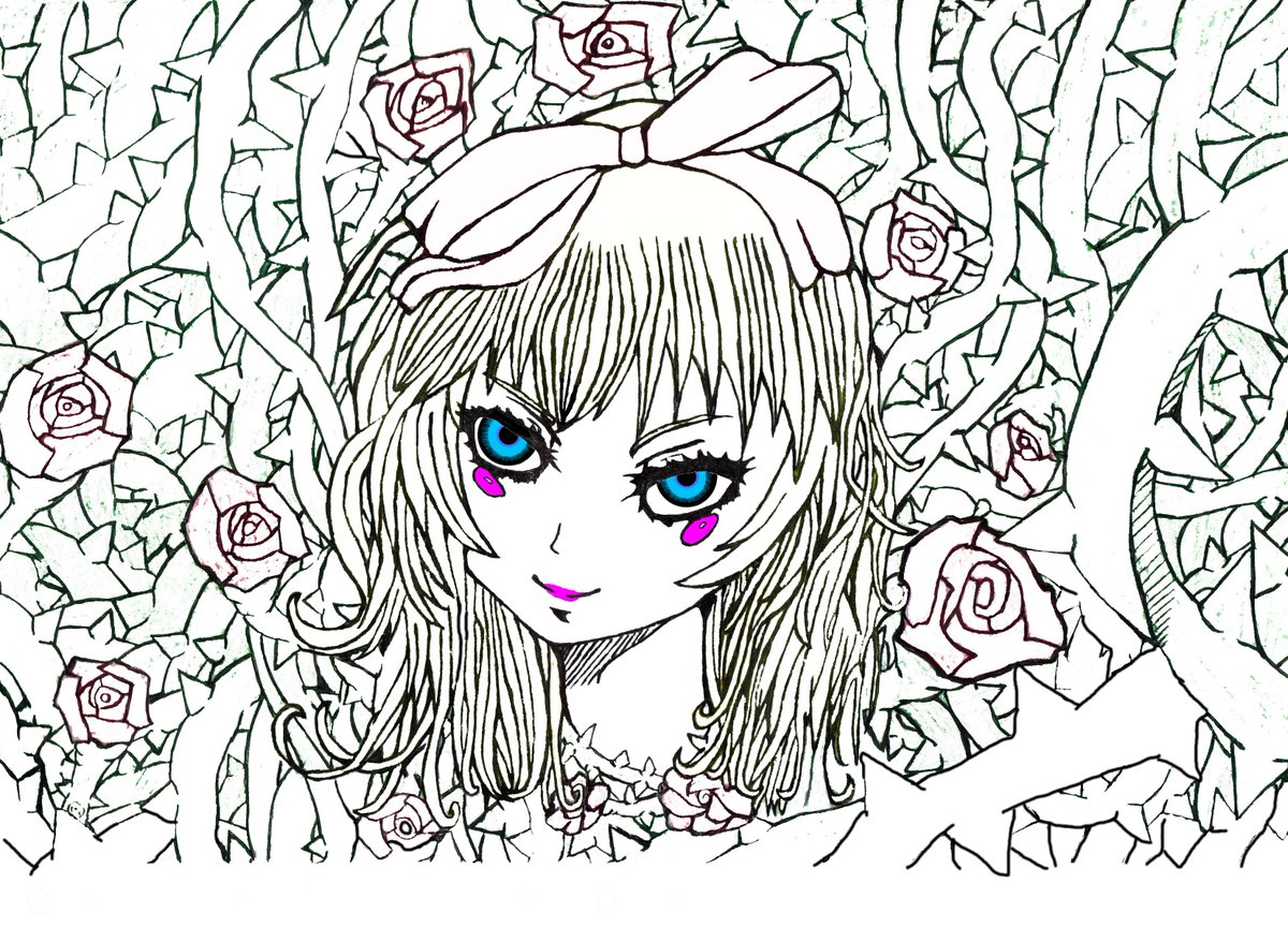 AC_SYOUJI_B's tweet photo. 2022OTHERS #メリーさん #イラスト好きな人と繋がりたい #夏の創作クラスタフォロー祭り #メルヘン #薔薇 #人形 #女の子 #赤リボン #絵描きさんとつながりたい #絵描きさんと仲良くなりたい #絵師さんフォロバ #絵柄が好みっていう人にフォローされたい #AC_SYOUJI #ACSYOUJI https://t.co/oFZzbRRrVi