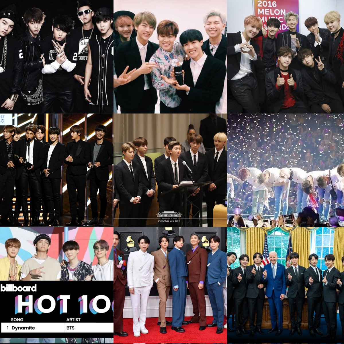 Springday_9597's tweet photo. 1 ปี ที่เดบิวต์
2 ปี เเสดงที่ US ครั้งเเรกงาน KCON
3 ปี ชนะรายการเพลงครั้งเเรก
4 ปี เเดซังบั้มเเรก
5 ปี ปวศ. BB social
6 ปี ปวศ.ผู้เเทนปธน.ที่ UN 
7 ปี ปวศ. Sold out สเตเดี้ยมทั่วโลก
8 ปี ปวศ. #1 BB hot 100,Grammy
9 ปี เยือนทำเนียบขาว
10 ปี ที่อยู่ด้วยกัน 💜

#BTS10thAnniversary https://t.co/aTCS8DYzNz