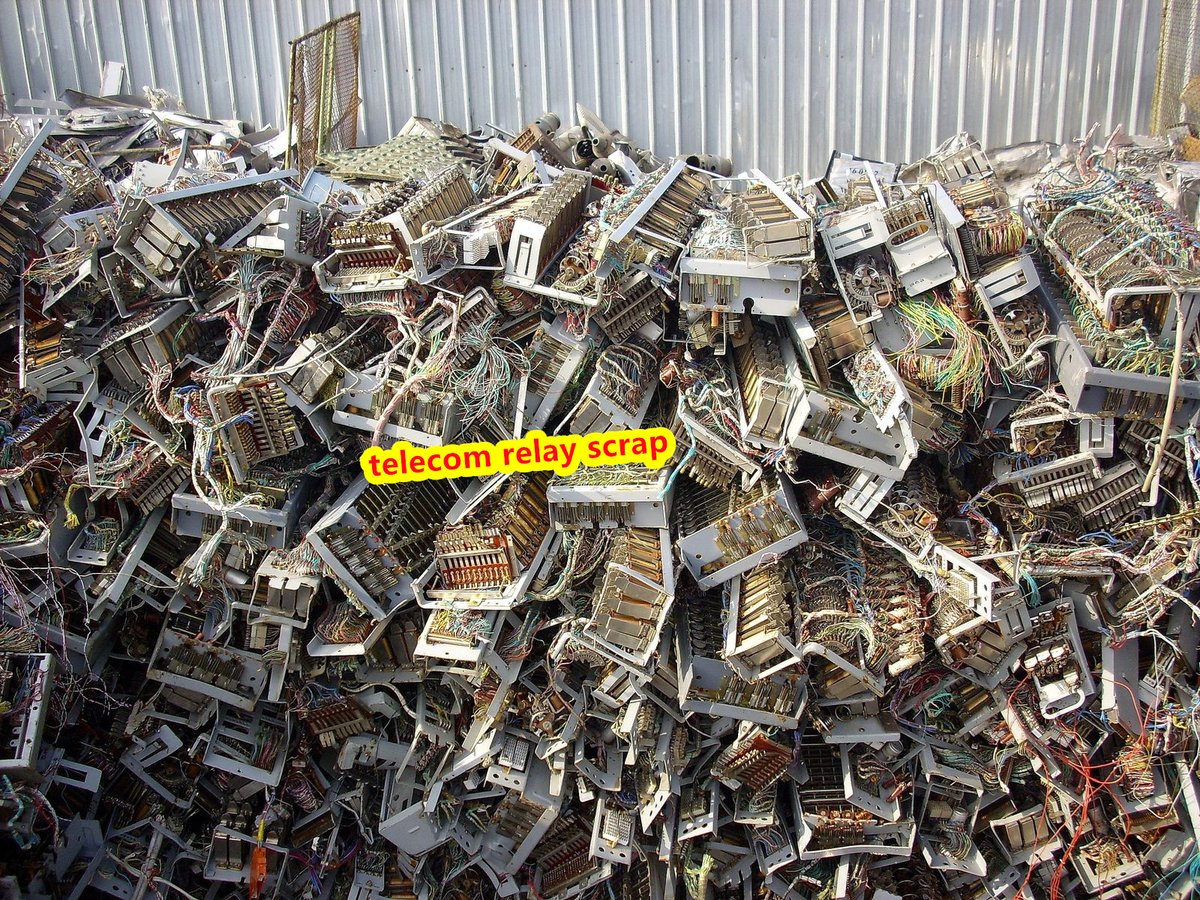PowerStepHK's tweet photo. *telecom relay scrap*
https://t.co/tA1cPwLxQn is always in business of electric scrap recycling.  
Interest to cooperate pls contact via whatsapp +85260669186 / wechat +8613923192733 / mail: VDBSWA@GMAIL.COM#scrapyard #scrapbuyer #scrapdealers #metalscrap #ewasterecycling #ewaste https://t.co/Cbxqa21iOM