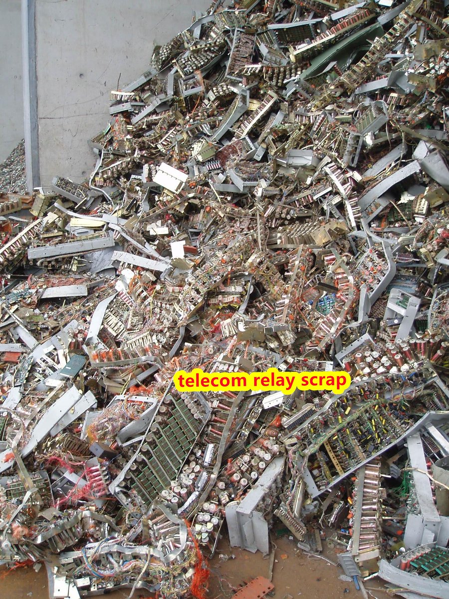PowerStepHK's tweet photo. *telecom relay scrap*
https://t.co/tA1cPwLxQn is always in business of electric scrap recycling.  
Interest to cooperate pls contact via whatsapp +85260669186 / wechat +8613923192733 / mail: VDBSWA@GMAIL.COM#scrapyard #scrapbuyer #scrapdealers #metalscrap #ewasterecycling #ewaste https://t.co/Cbxqa21iOM