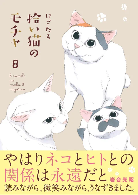 『拾い猫のモチャ8(完結)』 8月2日発売です。全てを出し切り最高のスルメ本として完結に至りただただ感謝しかないです。ご予約は漫画家にとって物凄い原動力となります。何卒よろしくお願いいたします!