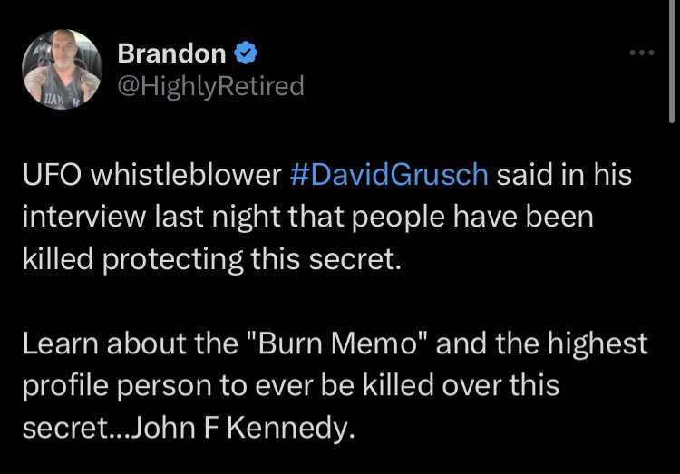 UFOCultists's tweet photo. Ufo people think Kennedy was killed because aliens https://t.co/hsLnTon92F