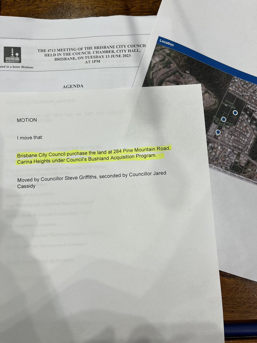 SteveGriffiths_'s tweet photo. I moved a motion today in @brisbanecityqld that Council use its Bushland Acquisition Fund to purchase 264 Pine Mountain Rd Carina Heights.

The site is ‘designated conservation area of an endangered species’.

Lord Mayor Schrinner and his 19 @LNPQLD voted against it.

Save our 🐨 https://t.co/giLHLO6cQN