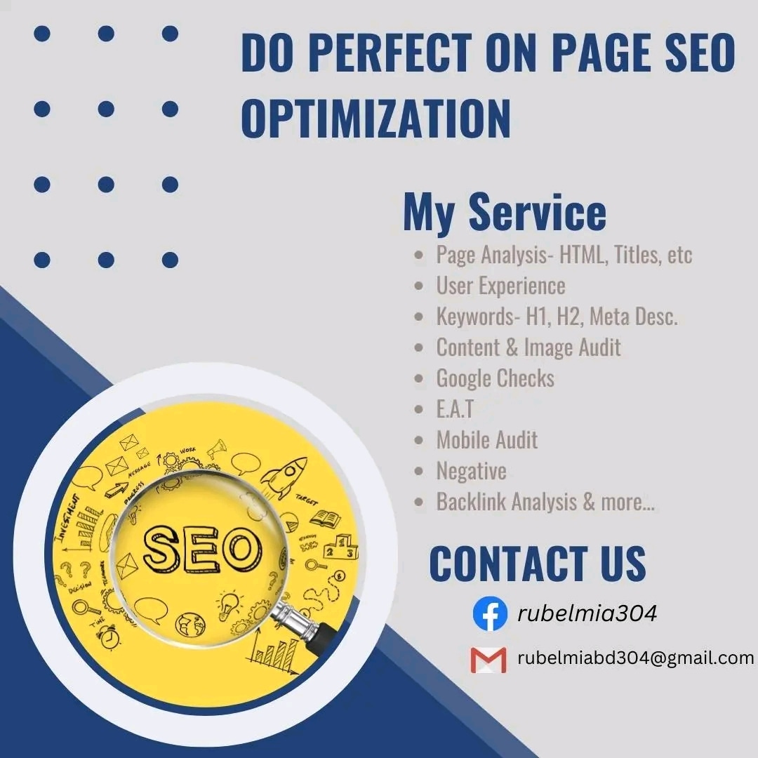 rubelmia304's tweet image. #SEOExpert #PageOptimization #DigitalMarketing #WebsiteBoost #OnlineVisibility #EnhancedUX #GoogleRankings #EAT #MobileOptimization #BacklinkAnalysis
