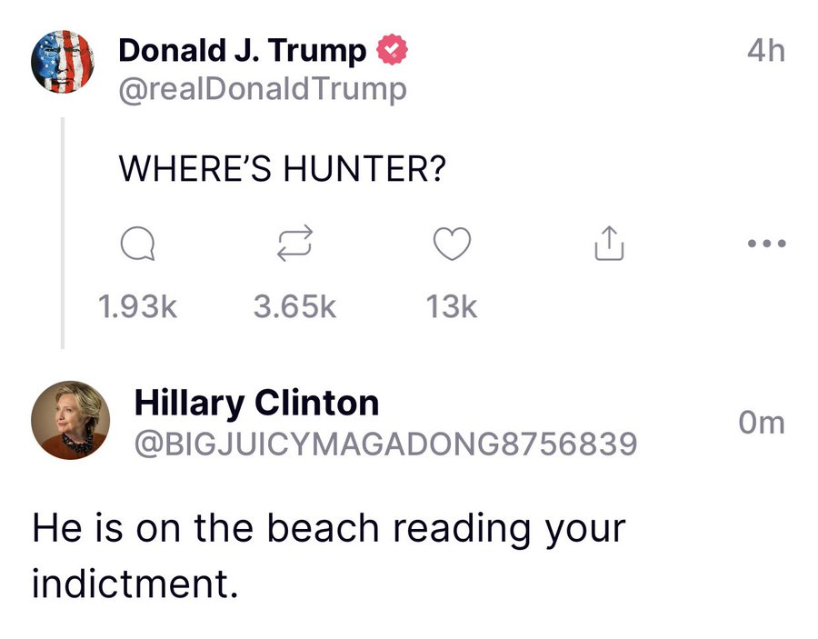 HRC on Hunter