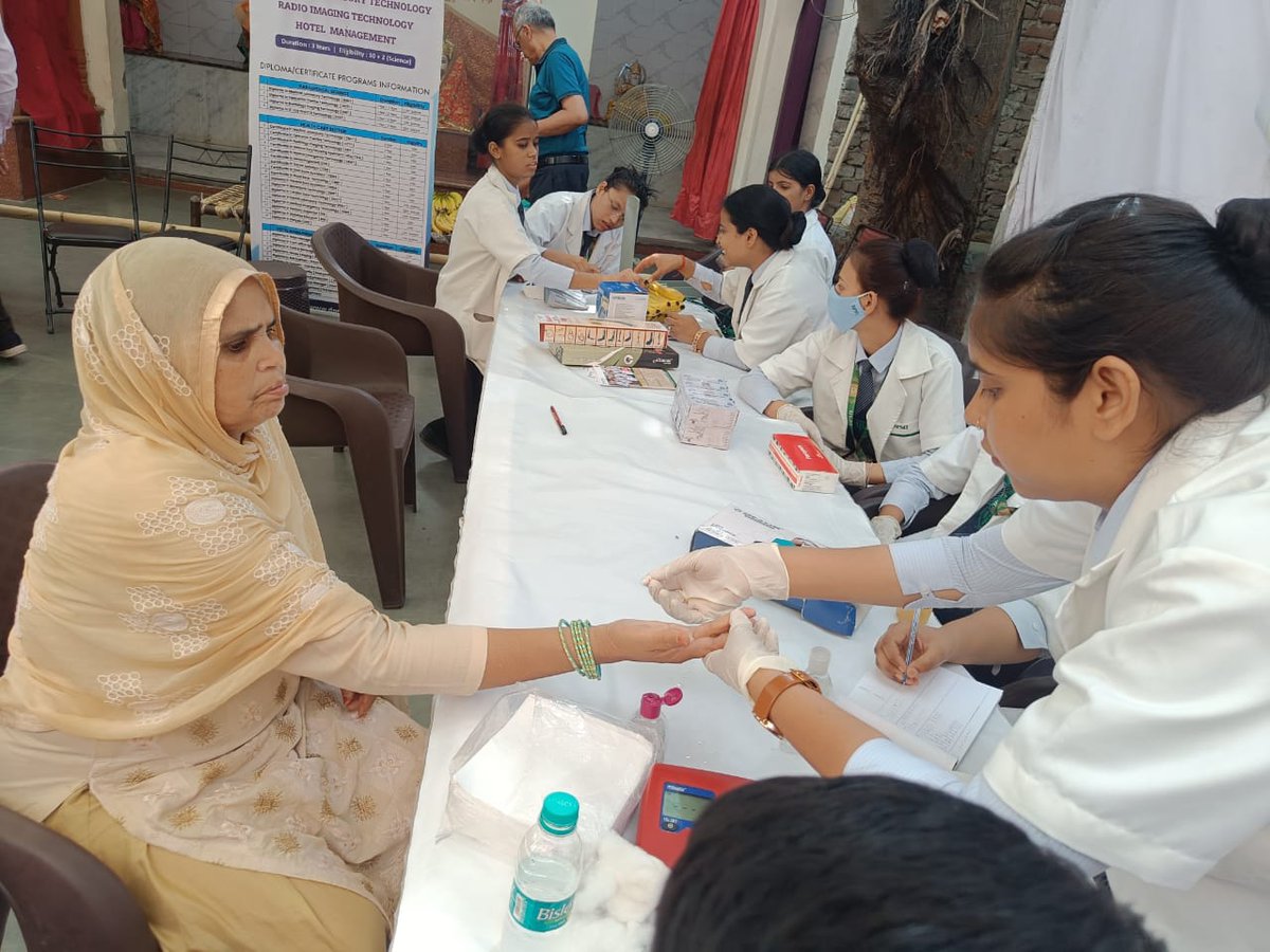 dpmi_india's tweet image. On 10June 2022, students of DPMI actively participated in a health camp organised by Bharat Vikas Parishad..Dpmiindia.com

#DPMIParticipateinHealthCheckupCamps #HemoglobinEstimation #BloodSugarTesting #BloodPressureMonitoring #PulseRateMonitoring #BharatVikasParishad