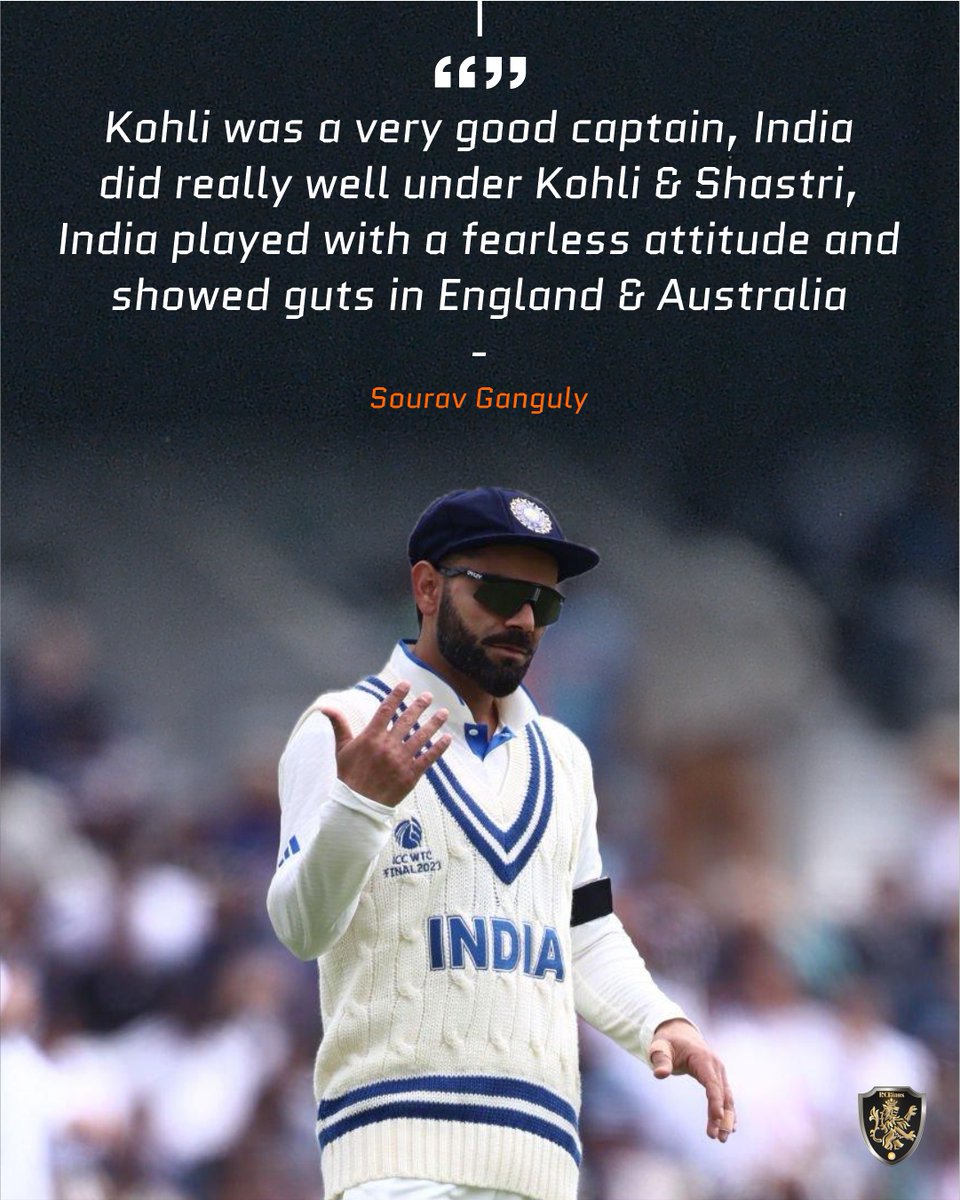 Sourav Ganguly speaks about VK and his cap!

#ViratKohli #CricketTwitter #INDvsAUS #WTCFinal