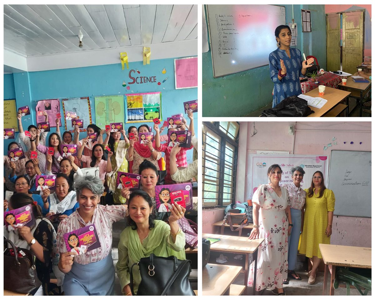 Grateful to the @sachhisaheli team for their collaborative efforts in providing training to the trainers. Your unwavering support and dedication have played a vital role in educating women in Sikkim. A heartfelt thank you to the entire team.🙌🩸💙 #Sikkim #menstruationmatters