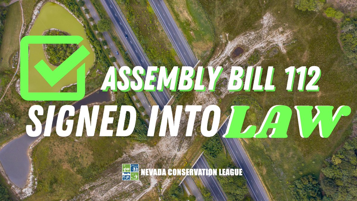 NVconservation's tweet photo. #AB112 🦌: Nevada's roads take a walk on the wild side! Thank you to the Assembly Committee on Growth & Infrastructure and Chair @HowardWattsNV for funding wildlife crossings! This bill ensures safer commutes and preserves our public lands. #NVLeg
More⬇️: https://t.co/jiPVuZWd8I https://t.co/QkxwxHsjEo