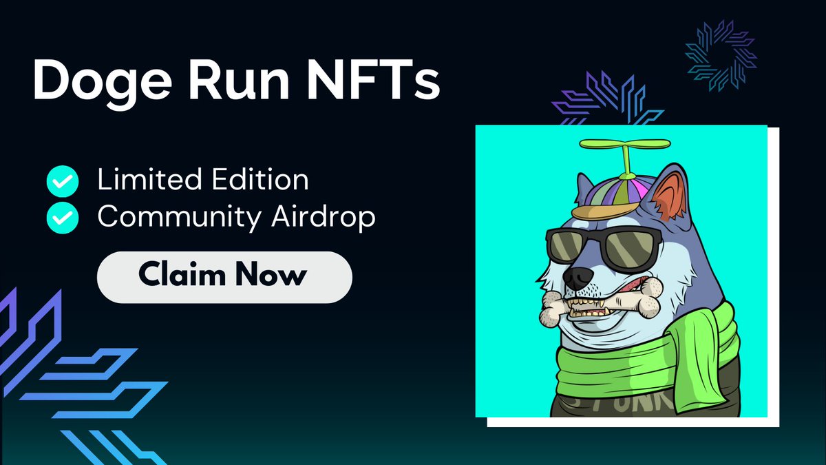 🏆Doge Run NFTs Mint Live

✅Giveaway NFT 

👇Claim👇
gleam.io/6eDsb/doge-run…