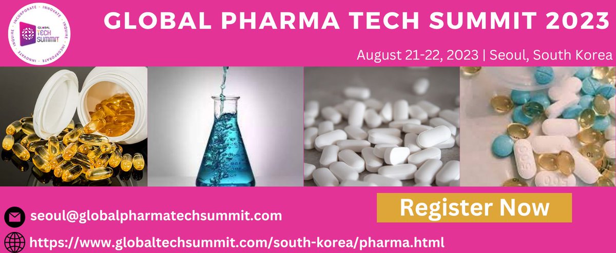 msanthisri15245's tweet photo. This is your chance to be part of the global conversation on technology. Join us at the Global Tech Summit and engage in discussions on the latest developments in Pharma conferences, and more with industry leaders. #GlobalPharmaTechSummit
Mail: seoul@globalpharmatechsummit.com https://t.co/Ipitc1r7Ul