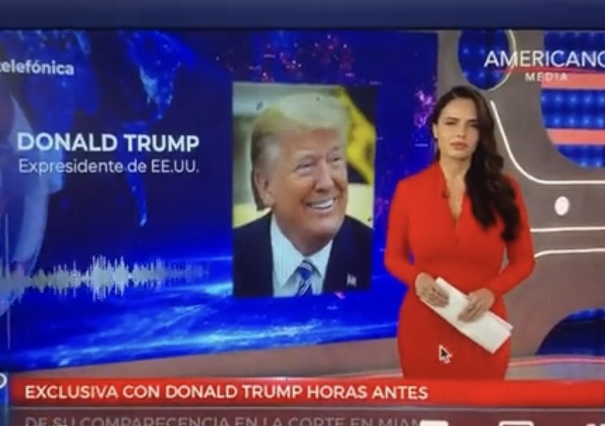 BREAKING: Indicted Republican presidential candidate Donald Trump desperately tries to influence the jury in Miami by giving a live television interview to a far-right local news station — and it blows up in his face in the most perfect way possible. 

Trump immediately launched