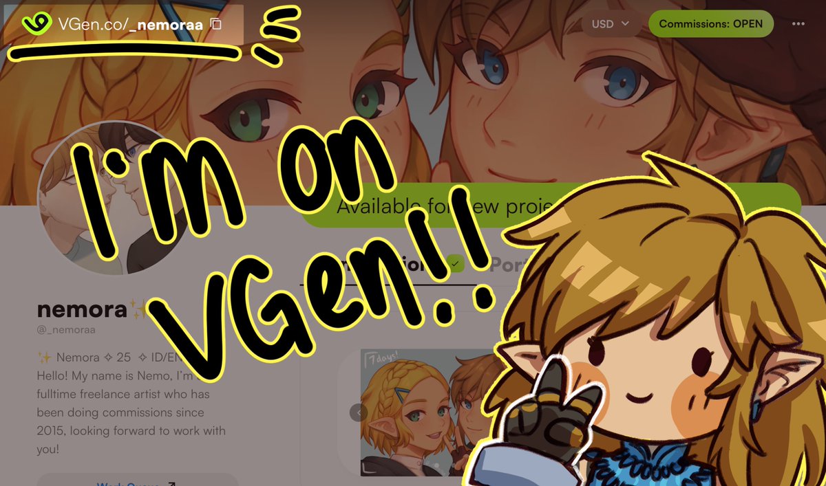 _nemoraa's tweet photo. Excited to announce that I’m finally on VGen! ✨
Go visit me here : https://t.co/FXS1XrE4PP
✌️✌️ #VGen https://t.co/8PkFPzGAYW