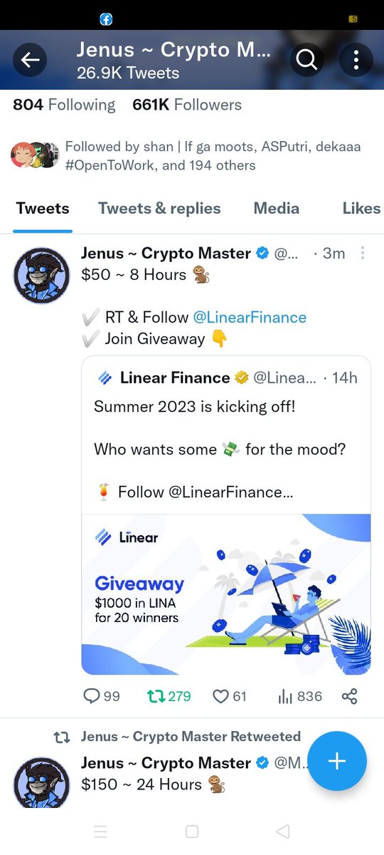 oxChams99's tweet photo. @MrJenus @LinearFinance Hoping 🙏🥺🥺 https://t.co/z3m4QgkuXq