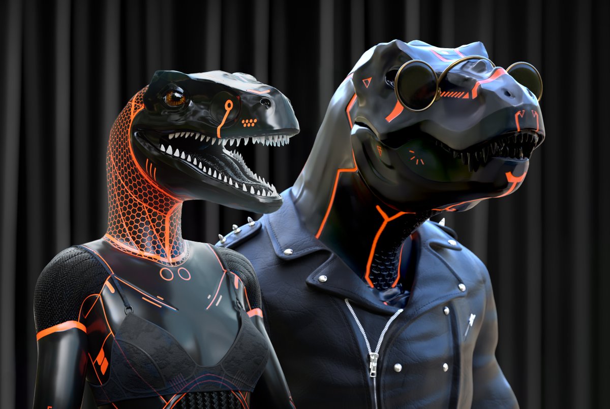 Together at last...

<a href="/JPunksNFT/">Jurassic Punks CTO</a> #TribeCalledRex #Raptors #CleverGs